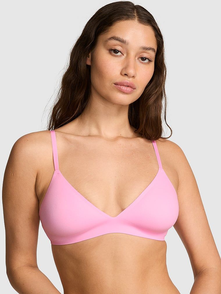 PINK Mekani bralette bez žice i podstave Marshmallow