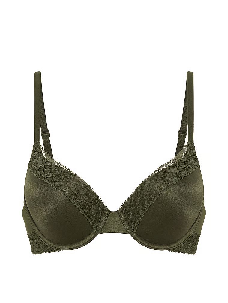 Push-up grudnjak s čipkom Perfect Shape Lace-Trim. Proizvod je zelene boje i dolazi iz kolekcije Body by Victoria.