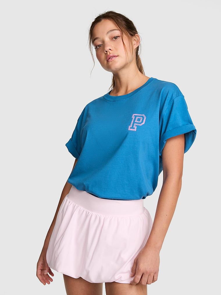 PINK Majica Campus Cotton PINK