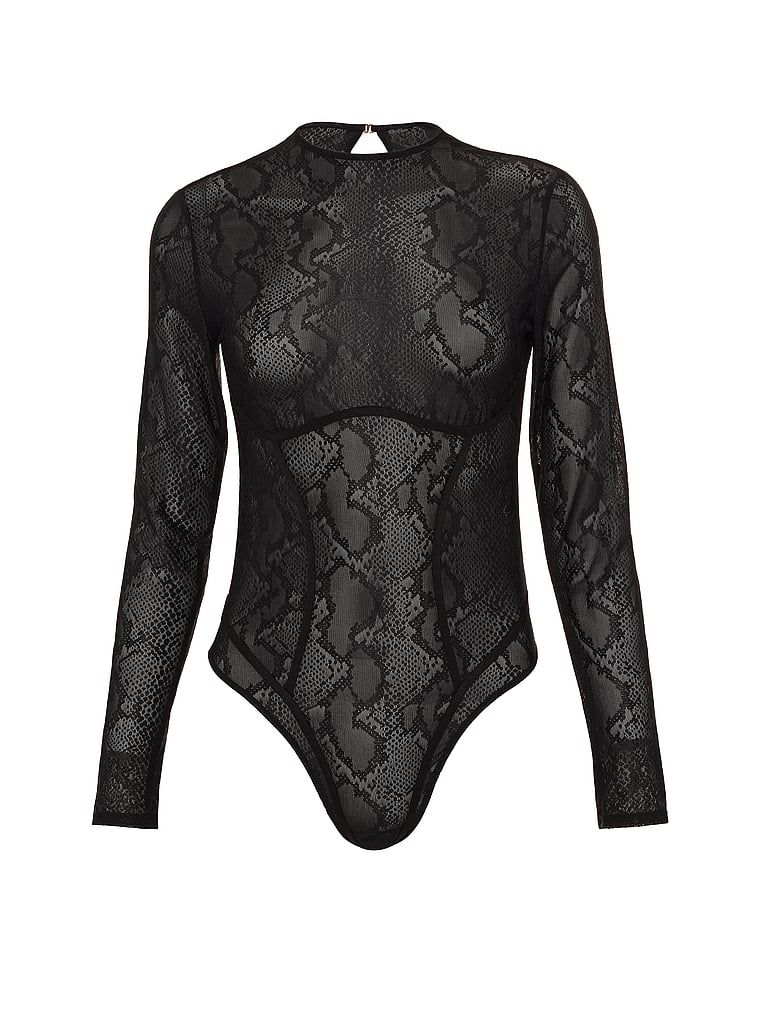 Viper bodi dugih rukava. Proizvod je crn i dolazi iz kolekcije Very Sexy.