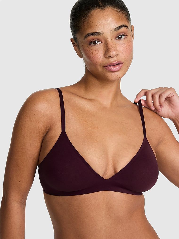 PINK Mekani bralette bez žice i podstave Marshmallow