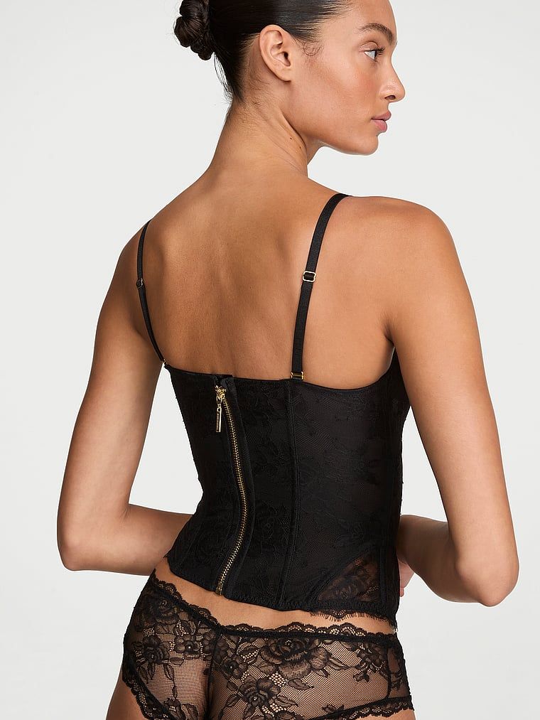 Gornji dio korzeta Rose Lace. Proizvod je crn i dolazi iz kolekcije Very Sexy.