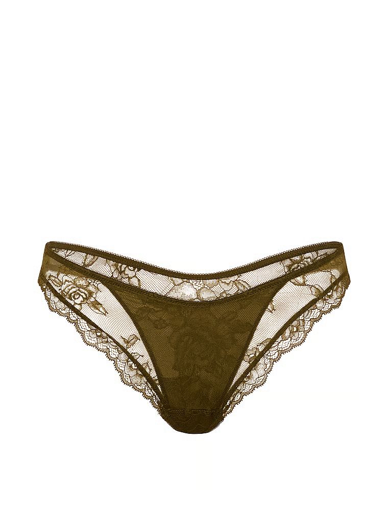 Čipkasti preklop tanga. Proizvod je zelene boje i dolazi iz kolekcije Very Sexy.