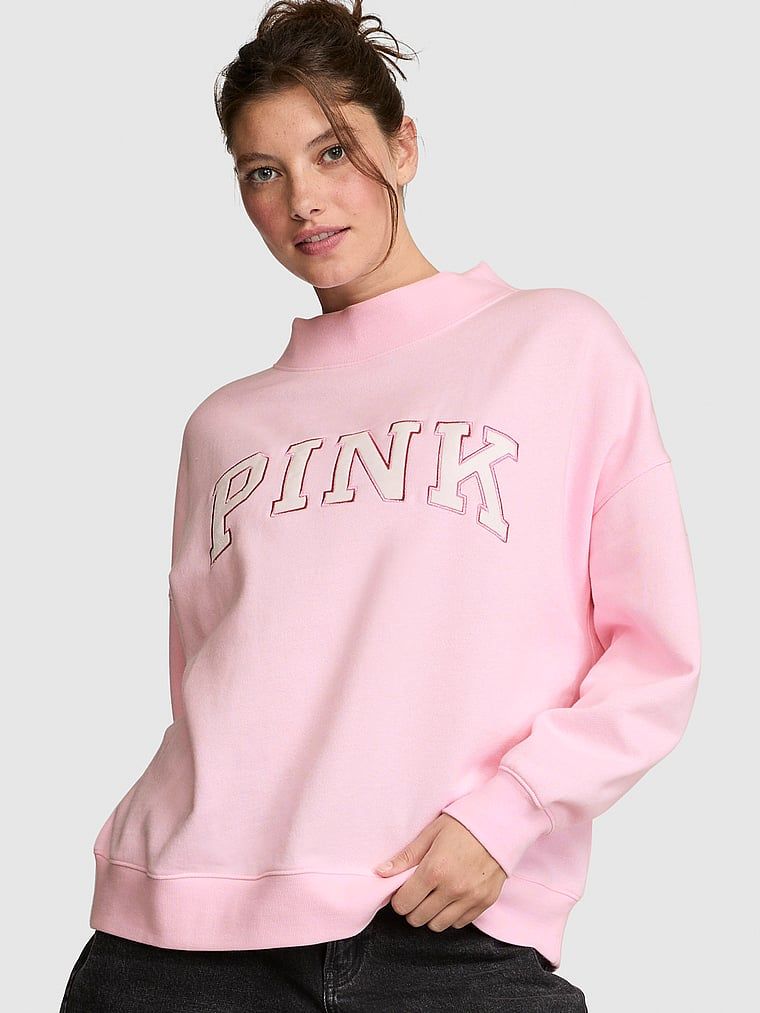 Oversized dukserica Campus Fleece s visokim ovratnikom
