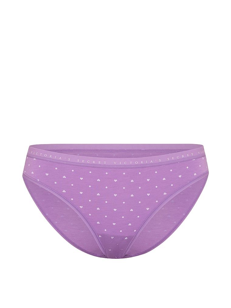 Pamučne bikini gaćice. Proizvod ima uzorkovane boje i dolazi iz Victoria's Secret kolekcije.