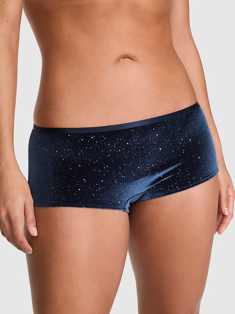 PINK Plišane boyshort gaćice Plush Touch