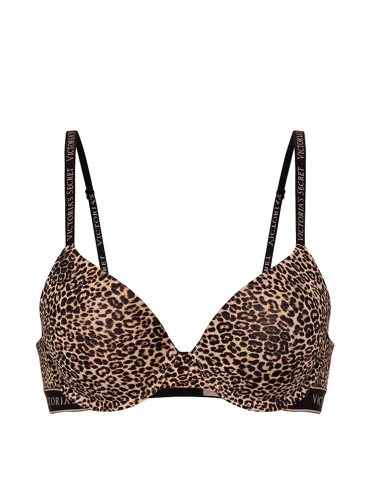 Push-up pamučni grudnjak Perfect Shape. Proizvod ima životinjsku boju i dolazi iz kolekcije majica.