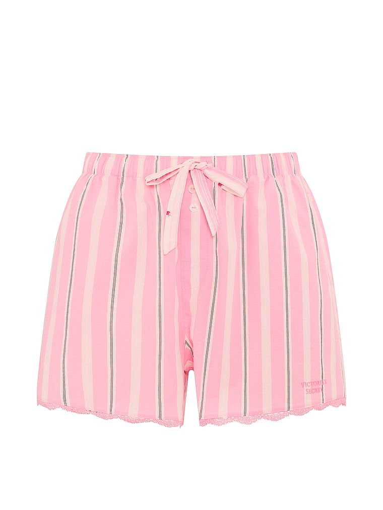 Mix & Match Heritage pamučne pidžama kratke hlače. Proizvod ima uzorkovane boje i dolazi iz Victoria's Secret kolekcije.