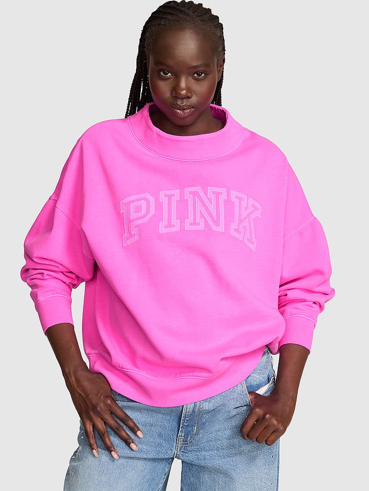 Oversized dukserica s poluvratom Campus Fleece
