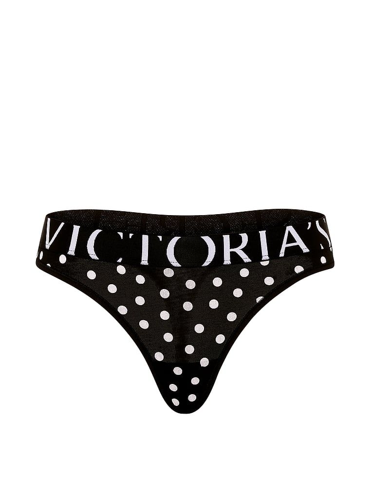 Logo s eksplodiranim pamučnim tangama. Proizvod ima uzorkovane boje i dolazi iz kolekcije Cotton.