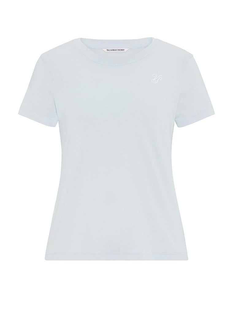 Mix & Match pamučna majica za spavanje. Proizvod je plave boje i dolazi iz Victoria's Secret kolekcije.