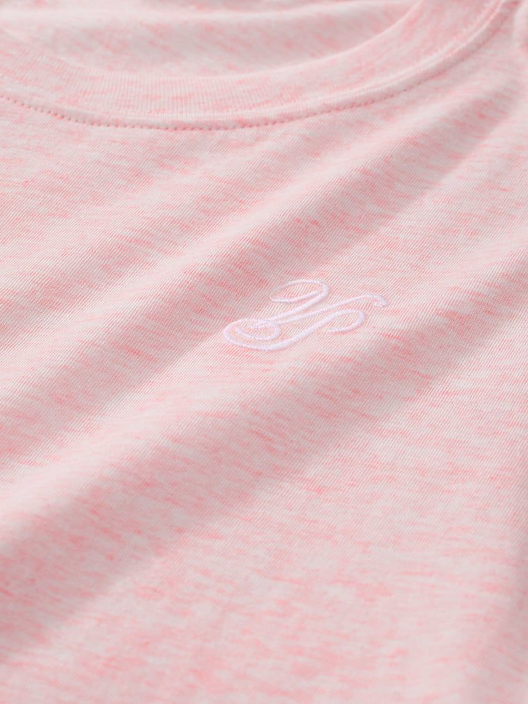 Mix & Match pamučna majica za spavanje. Proizvod je ružičaste boje i dolazi iz Victoria's Secret kolekcije.