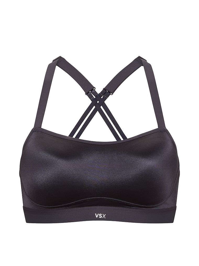 VSX Angel GlossyTech sportski grudnjak. Proizvod je sive boje i dolazi iz VSX kolekcije.