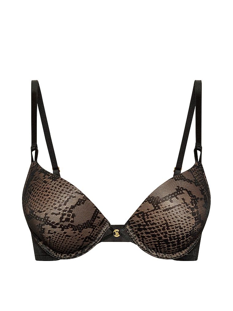 Push-up grudnjak za povećanje u 2 veličine Bombshell Viper. Proizvod je crn i dolazi iz kolekcije Very Sexy.