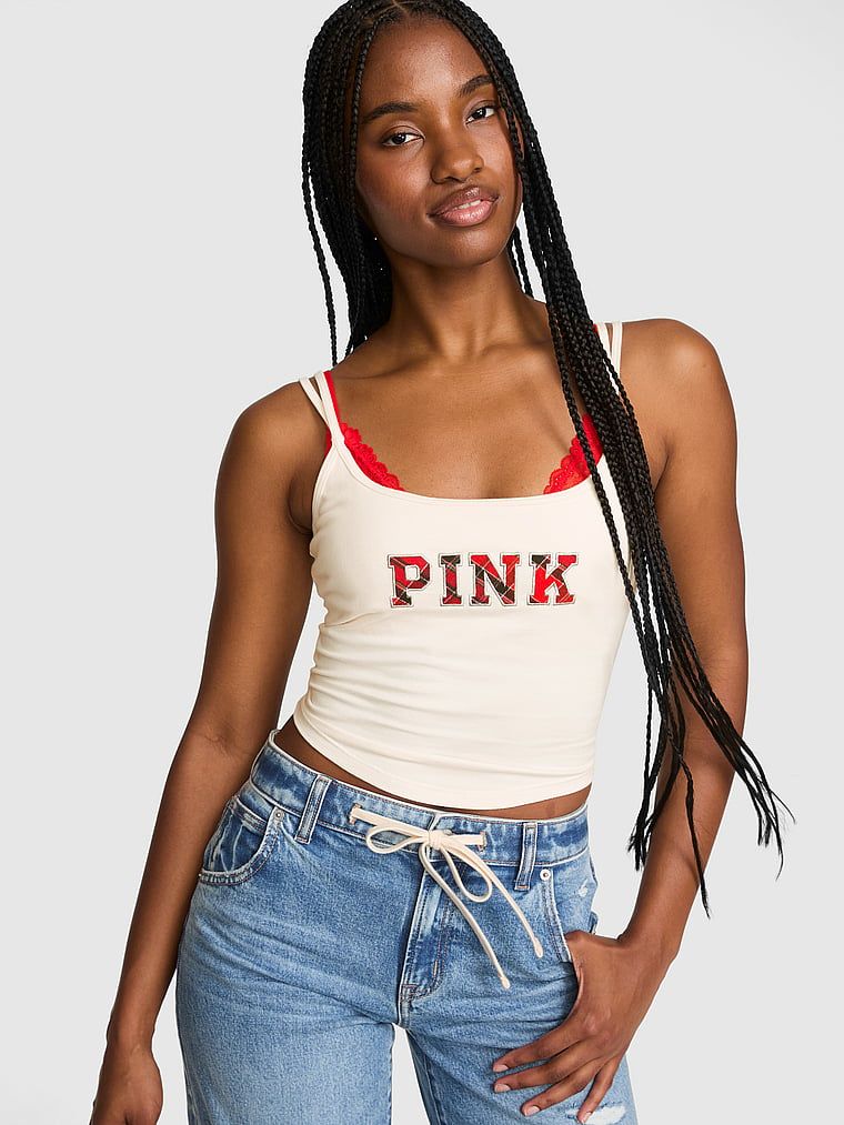 Top All-Day Cotton s tankim naramenicama