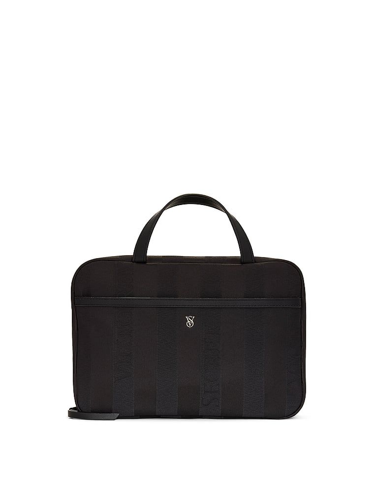 Black Jacquard Kozmetička torbica