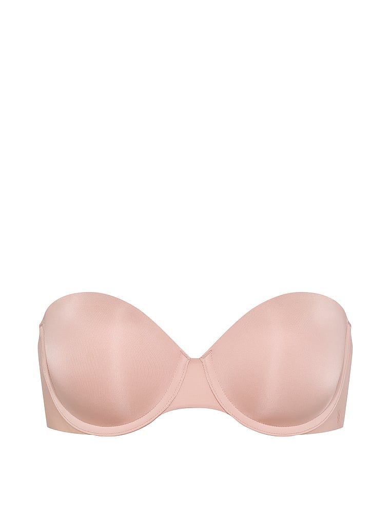 Uplift grudnjak bez naramenica za push-up. Proizvod je bež boje i dolazi iz kolekcije Invisible by Victoria's Secret.