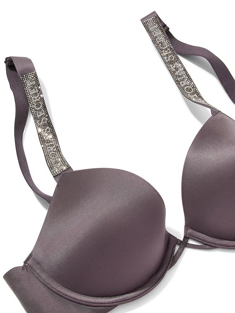 Push-up grudnjak Shine Strap. Proizvod je sive boje i dolazi iz kolekcije Very Sexy.