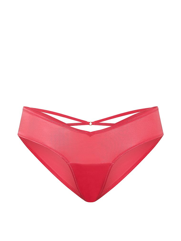 Slip hlače s naramenicama i naramenicama. Proizvod je crvene boje i dolazi iz kolekcije Very Sexy.