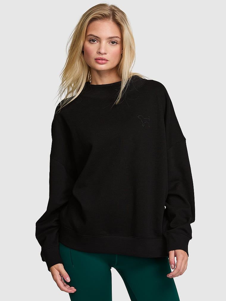 Oversized dukserica Campus Fleece s visokim ovratnikom