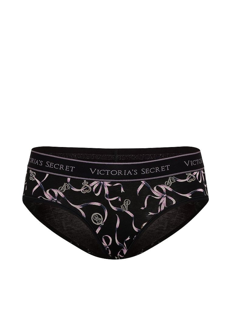 Pamučne gaćice s logom Hiphugger u struku. Proizvod ima uzorkovane boje i dolazi iz kolekcije Cotton.