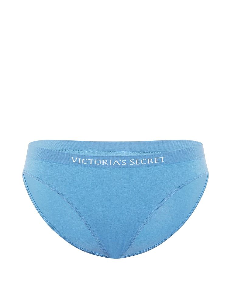 Besprijekorne bikini gaćice. Proizvod je plave boje i dolazi iz kolekcije Seamless.