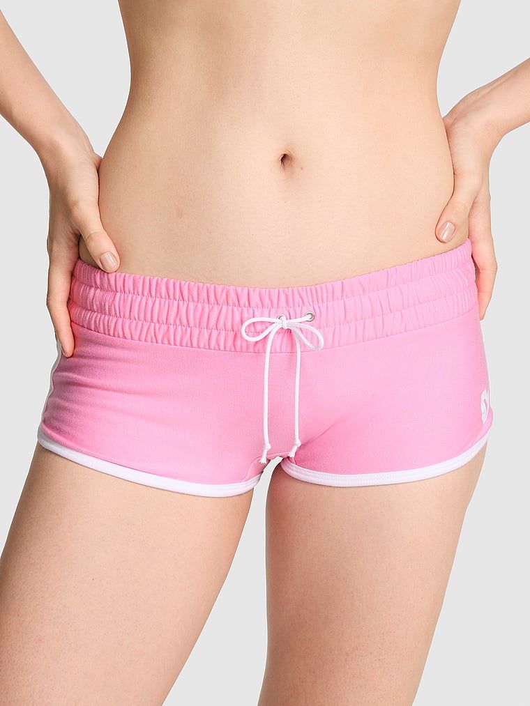PINK Pamučne gaćice bokserice od mekane flis tkanine