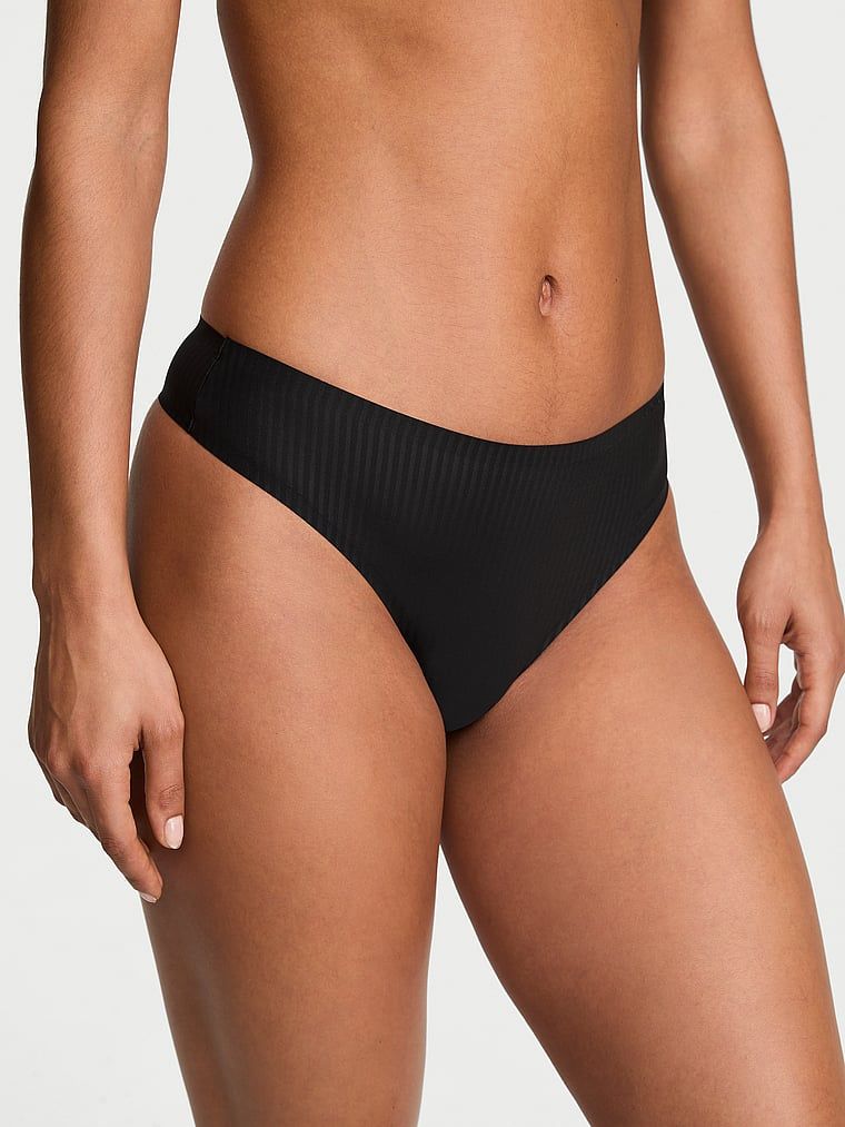 Body by Victoria Tanga gaćice sa srednjim strukom i nijansiranim prugama Body by Victoria Flex