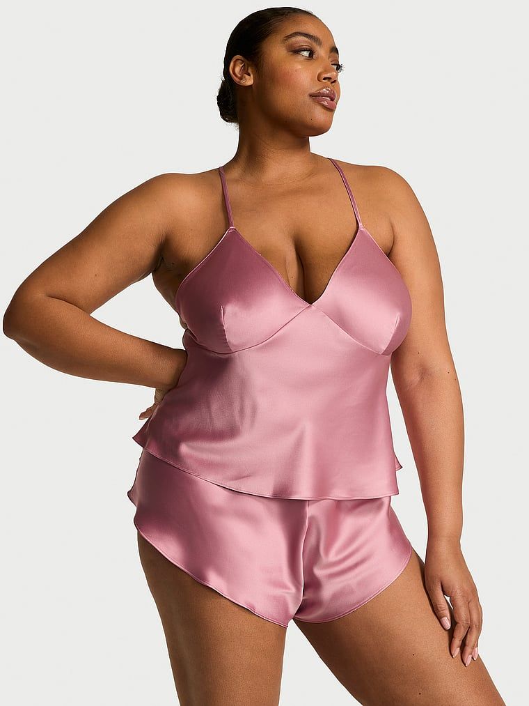 Victoria's Secret Satenski komplet s otvorenim leđima