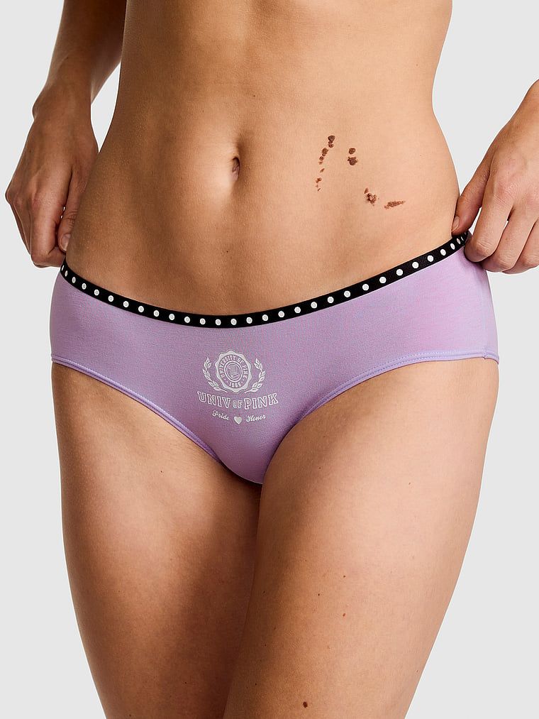 PINK Pamučne hiphugger gaćice s logom