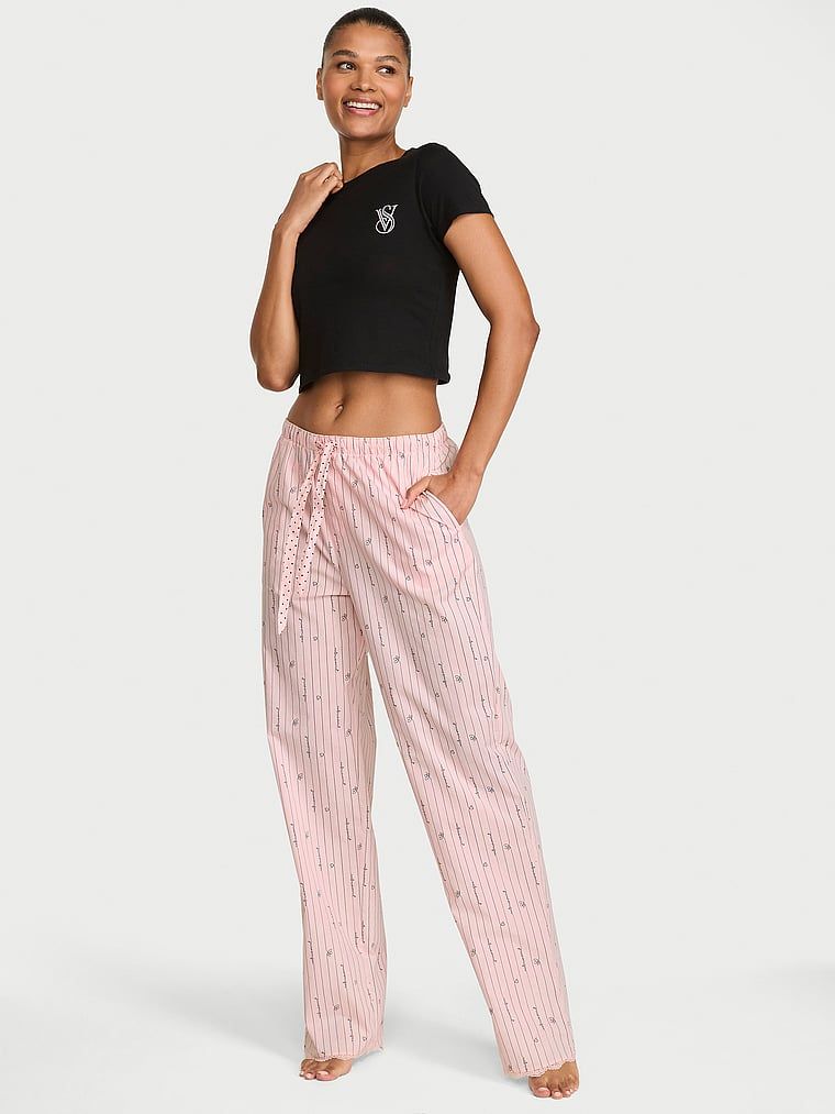 Victoria's Secret Sleep Heritage pamučne pidžama hlače koje se mogu kombinirati