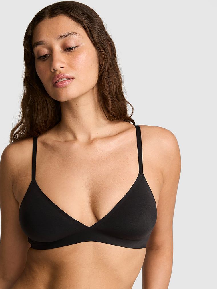 PINK Mekani bralette bez žice i podstave Marshmallow