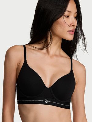 T-shirt Signature Shine pamučni push-up grudnjak za savršeno oblikovanje