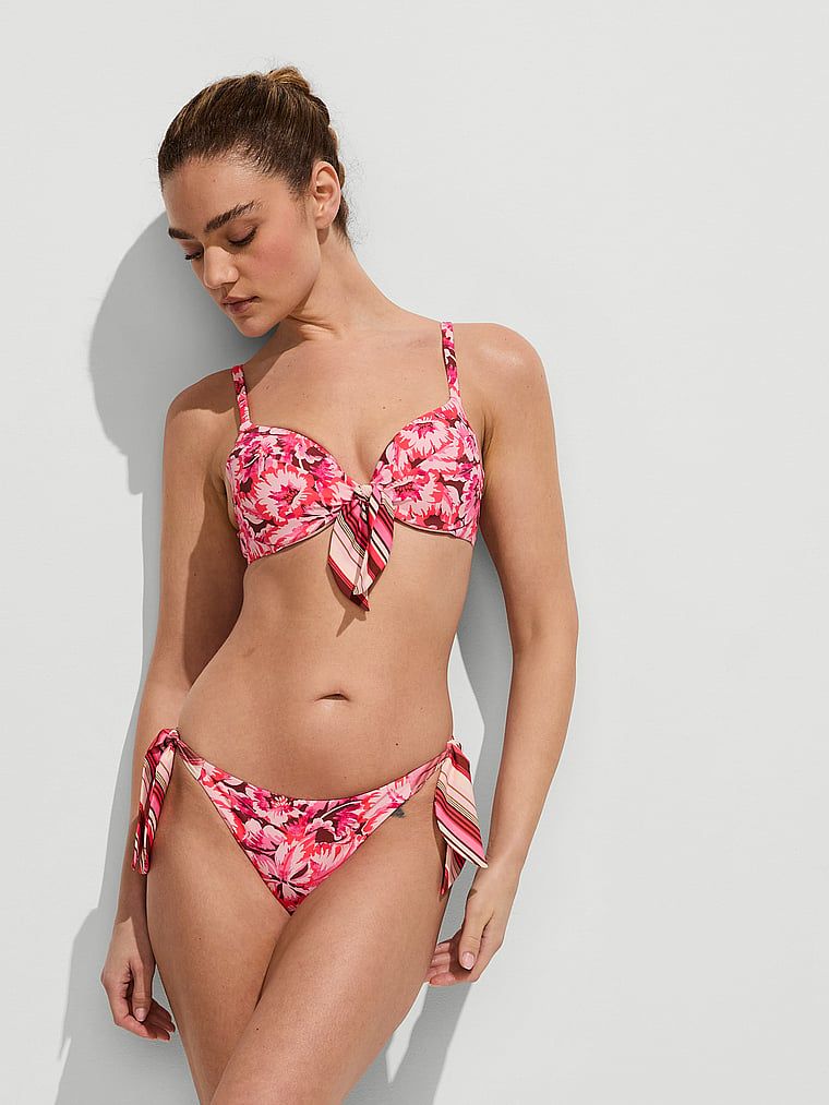 Victoria's Secret Swim Gornji dio bikinija s push-up efektom i uzorkom za plažu