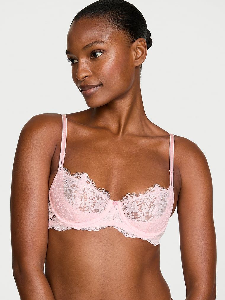 Wicked Lace Balconette grudnjak bez podstavljenog balconettea. Proizvod je ružičaste boje i dolazi iz kolekcije Dream Angels.