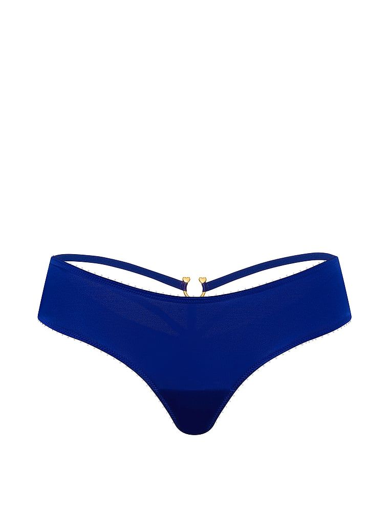 Gaćice s remenom na stražnjem dijelu Ring Hardware Cheeky. Proizvod je plave boje i dolazi iz kolekcije Very Sexy.