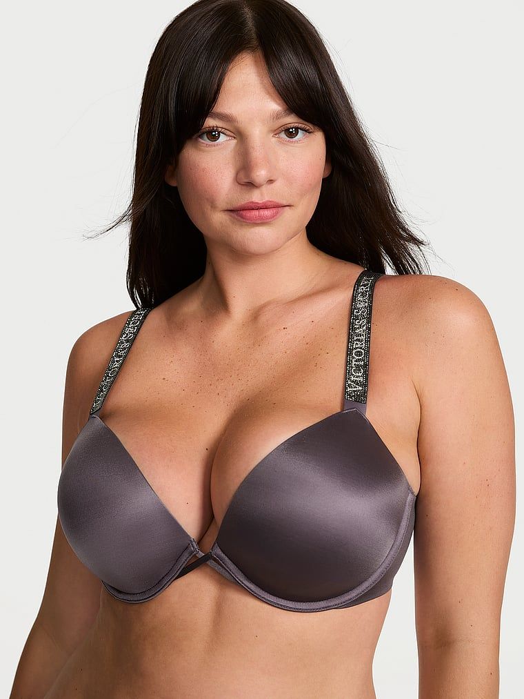 Push-up grudnjak Shine Strap. Proizvod je sive boje i dolazi iz kolekcije Very Sexy.