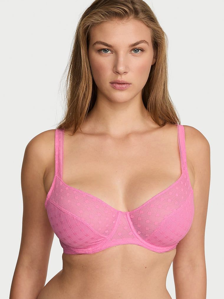 Lacie Nepodstavljeni balkonet grudnjak Dot Geo Lace