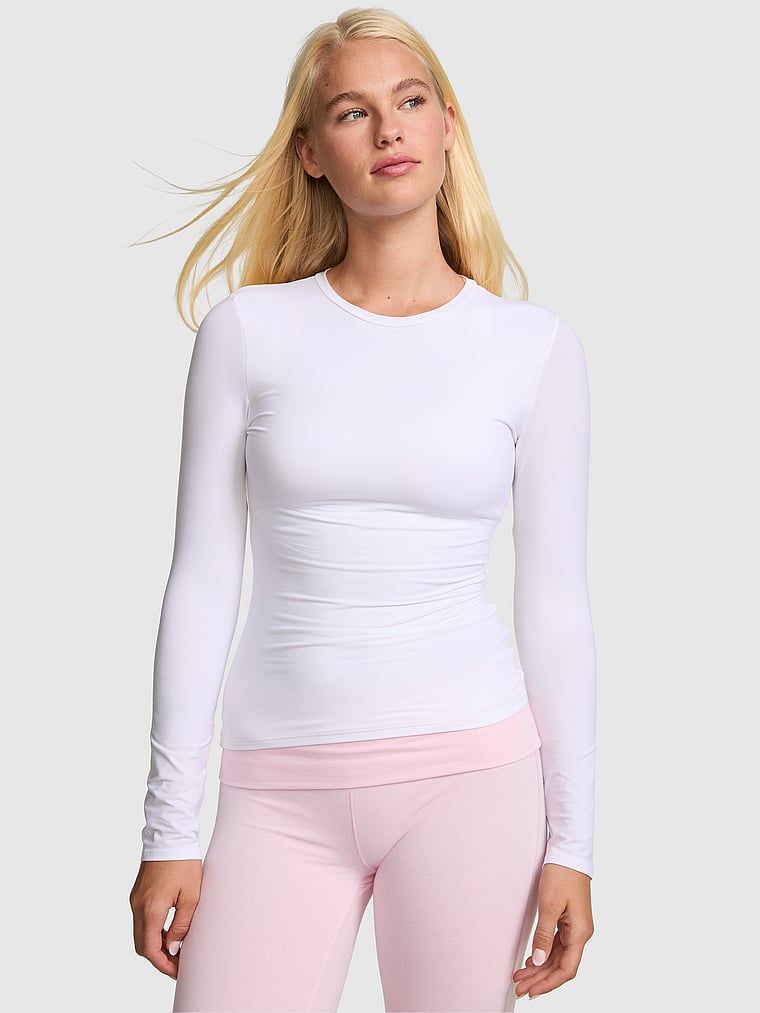 Elastična majica PINK Base dugih rukava