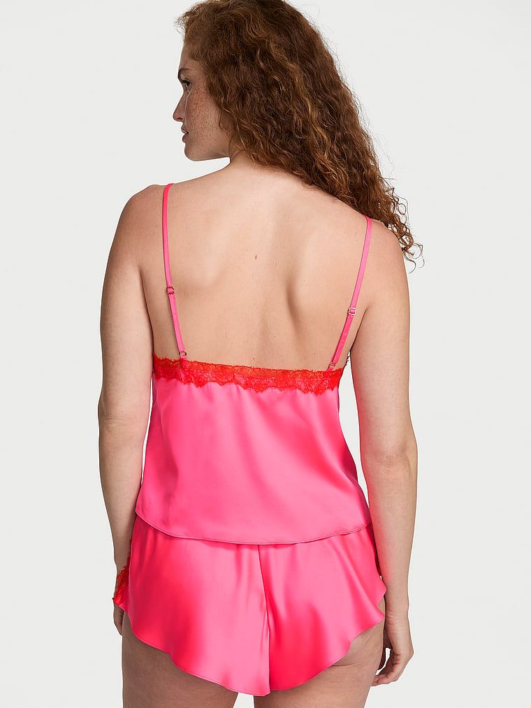 Set čipke za spavanje s čipkom Satin Rose i čipkom. Proizvod je ružičaste boje i dolazi iz kolekcije Very Sexy.