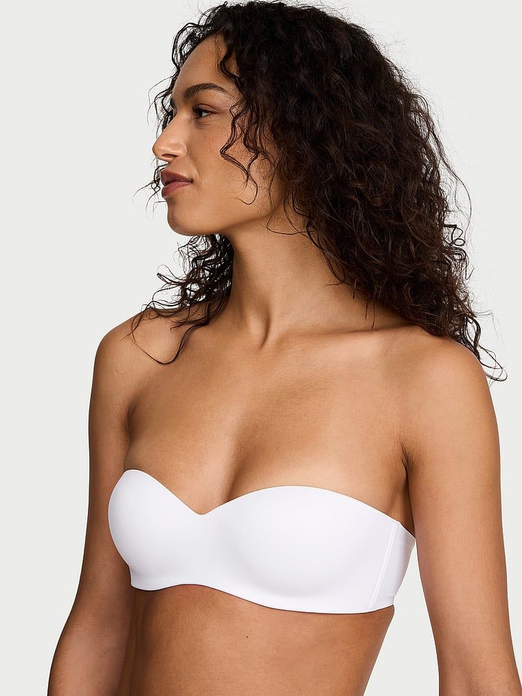 Invisible by Victoria's Secret Lagano podstavljeni grudnjak bez naramenica srcolikog izreza