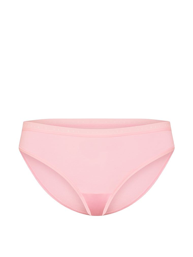 Pamučne bikini gaćice. Proizvod je ružičaste boje i dolazi iz Victoria's Secret kolekcije.
