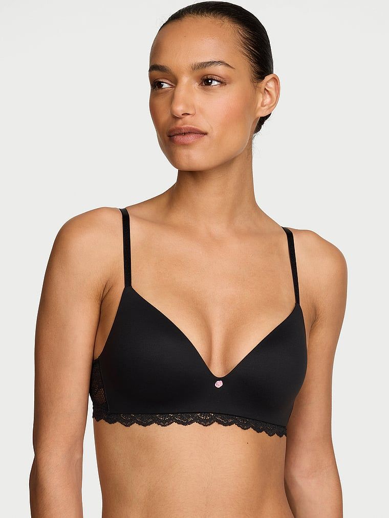 Dream Angels Zaglađujući čipkasti push-up grudnjak bez žice