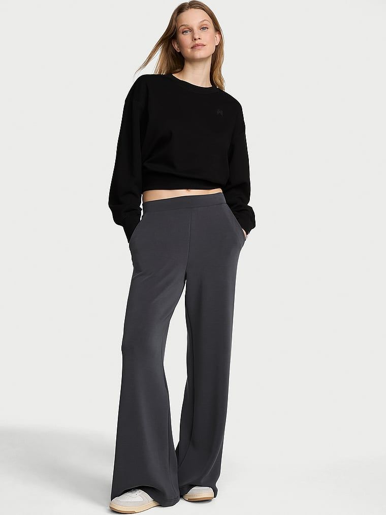 VSX Featherweight Knit hlače širokih nogavica od rebrastog pletiva