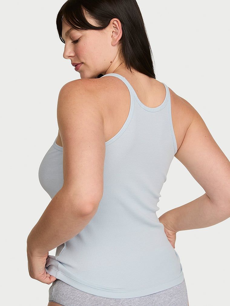 Mix & Match pamučna majica za spavanje. Proizvod je plave boje i dolazi iz Victoria's Secret kolekcije.