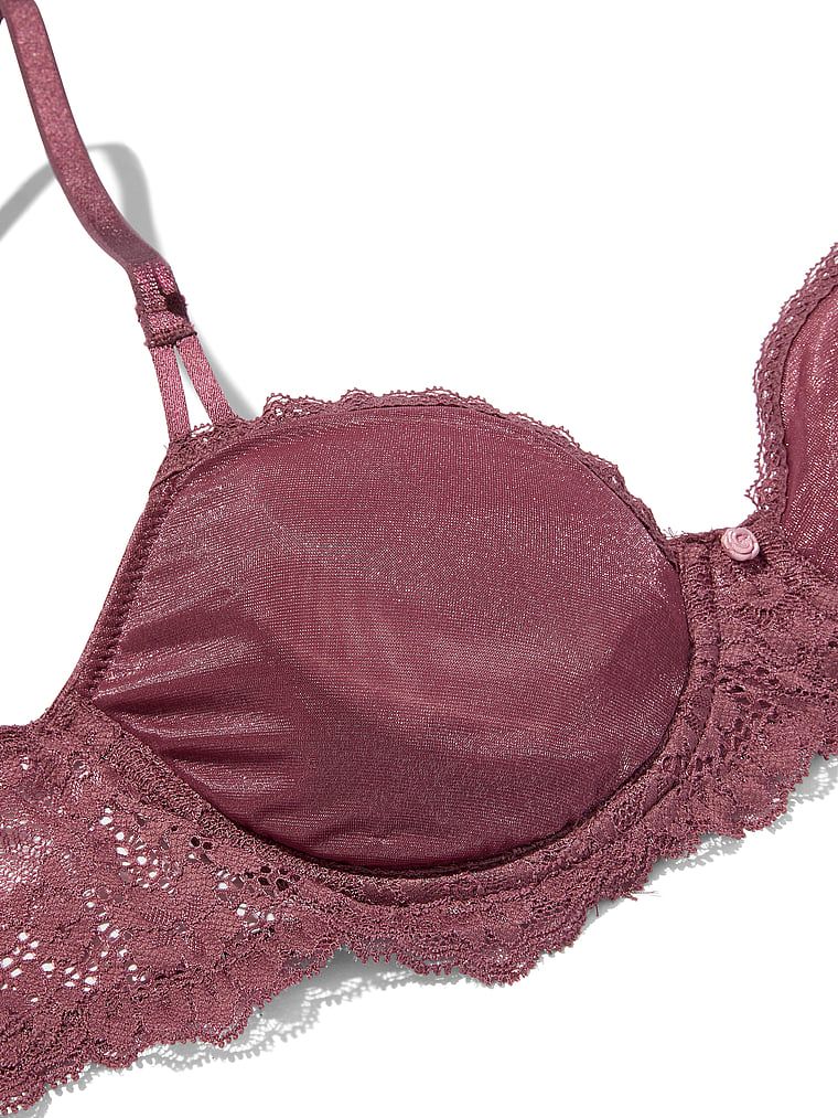 Wicked Sheer Shimmer nepodstavljeni balconette grudnjak. Proizvod je ružičaste boje i dolazi iz Dream Angels kolekcije.