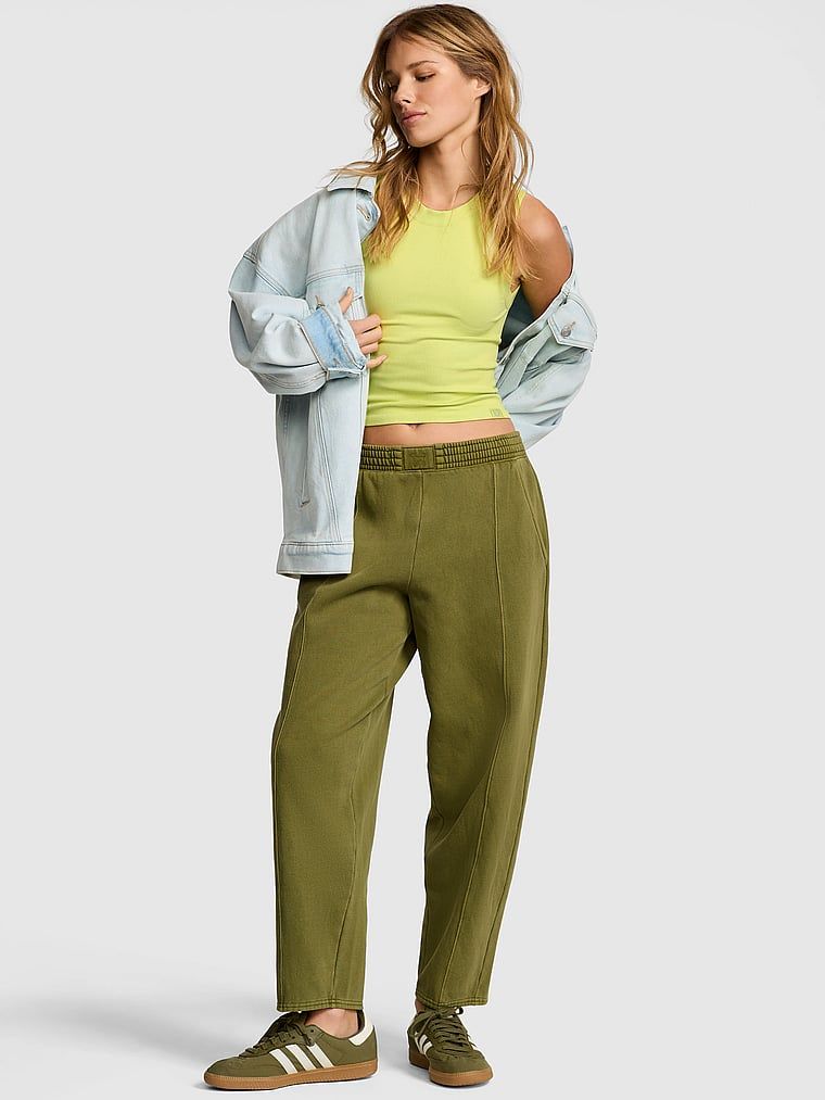 PINK Campus Fleece Seamed Barrel trenirke