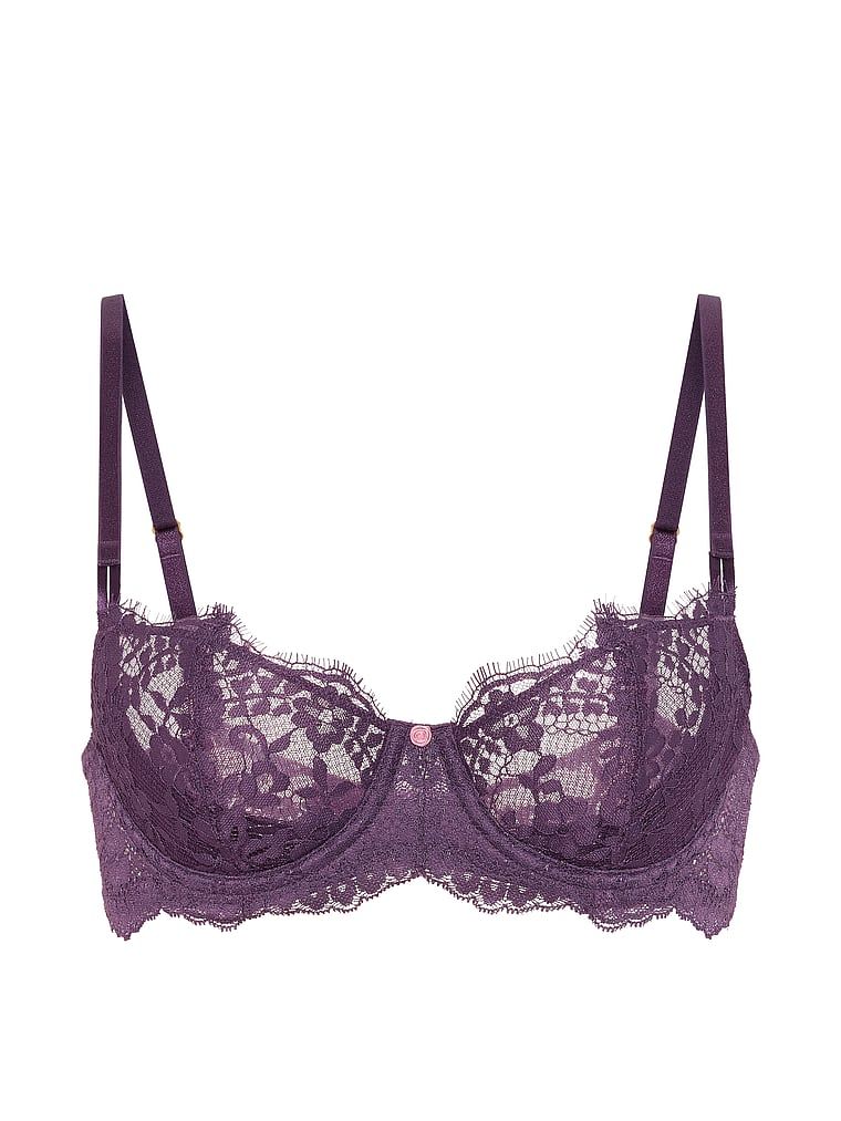 Wicked Lace Balconette grudnjak bez podstavljenog balconettea. Proizvod je ljubičaste boje i dolazi iz kolekcije Dream Angels.
