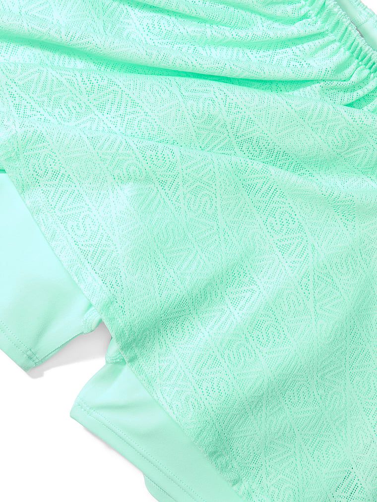 Sportska suknja s kratkim hlačama VSX Elevate Logo Lace. Proizvod je zelene boje i dolazi iz VSX kolekcije.