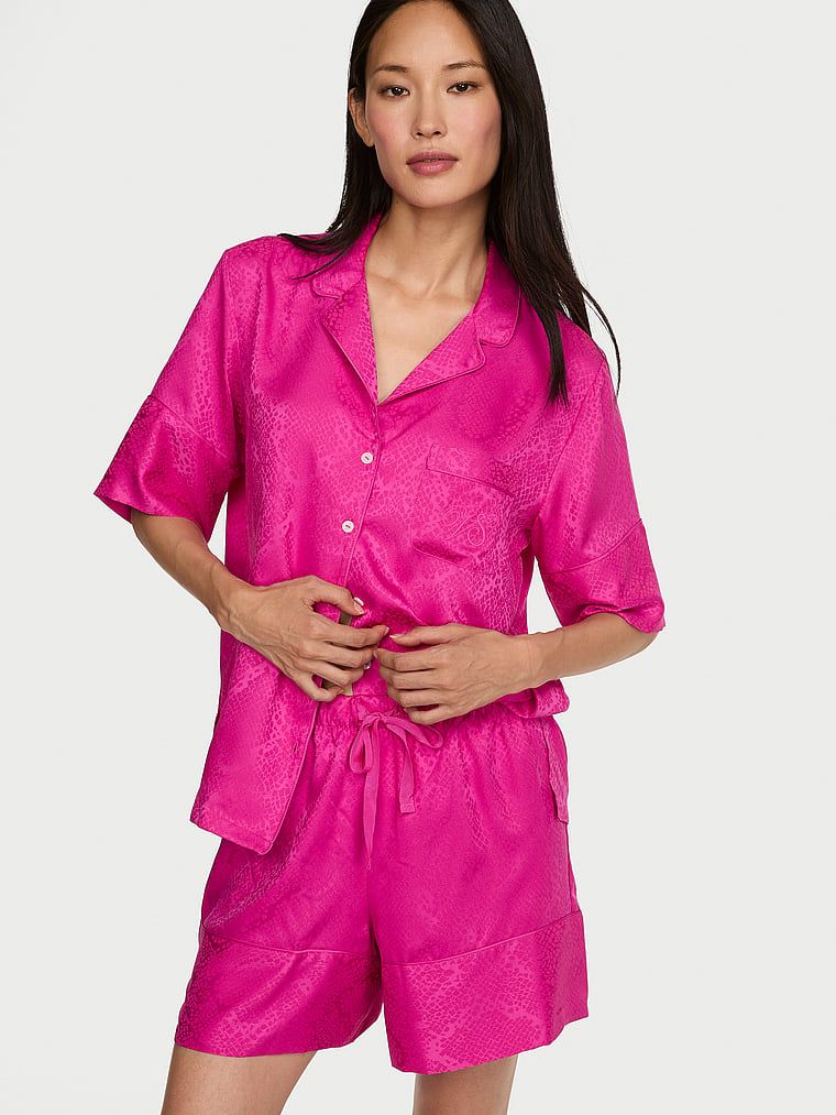 Victoria's Secret Kratka pidžama od sjajnog satena